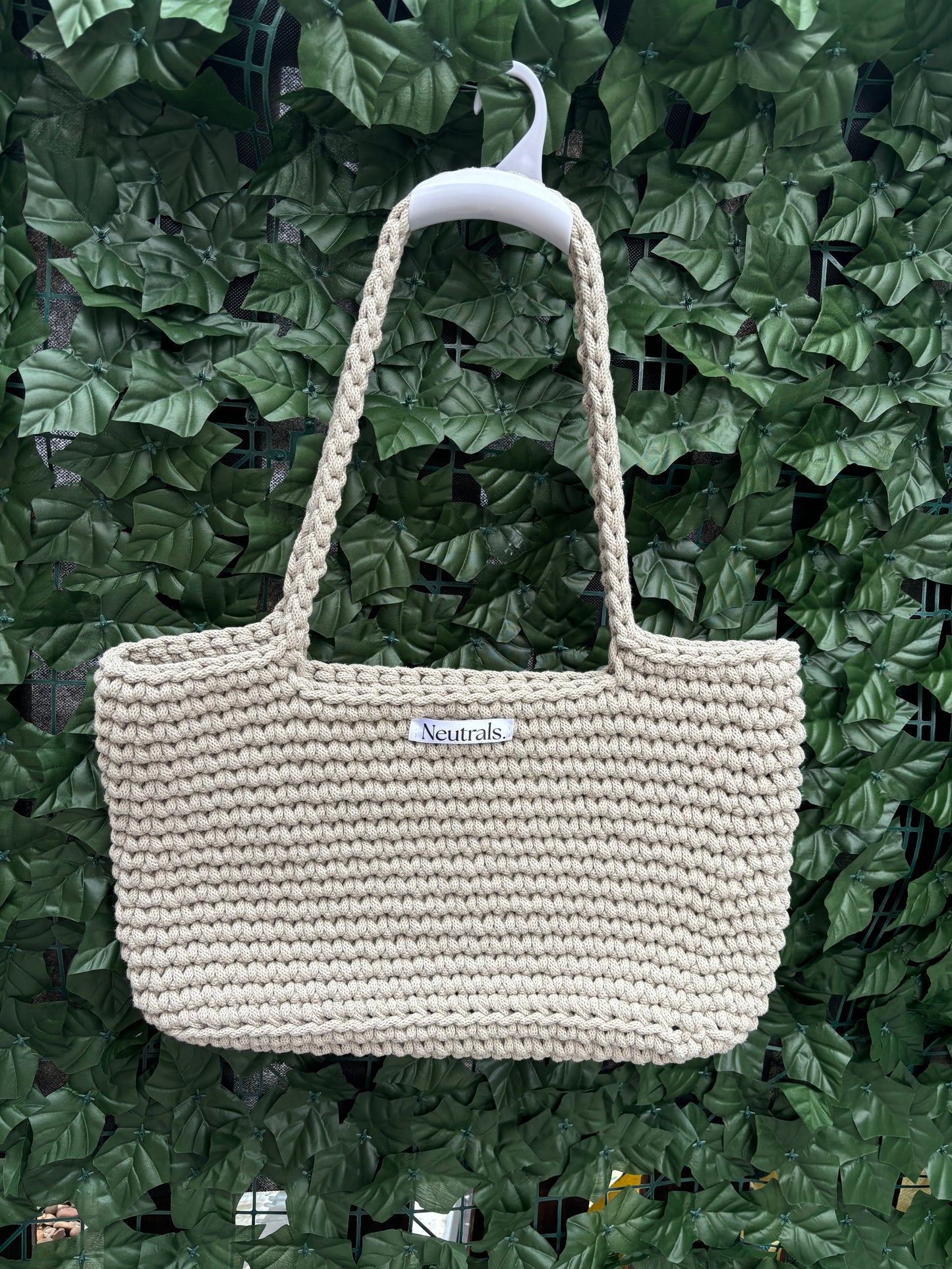 full size of the large crochet beach bag in beige