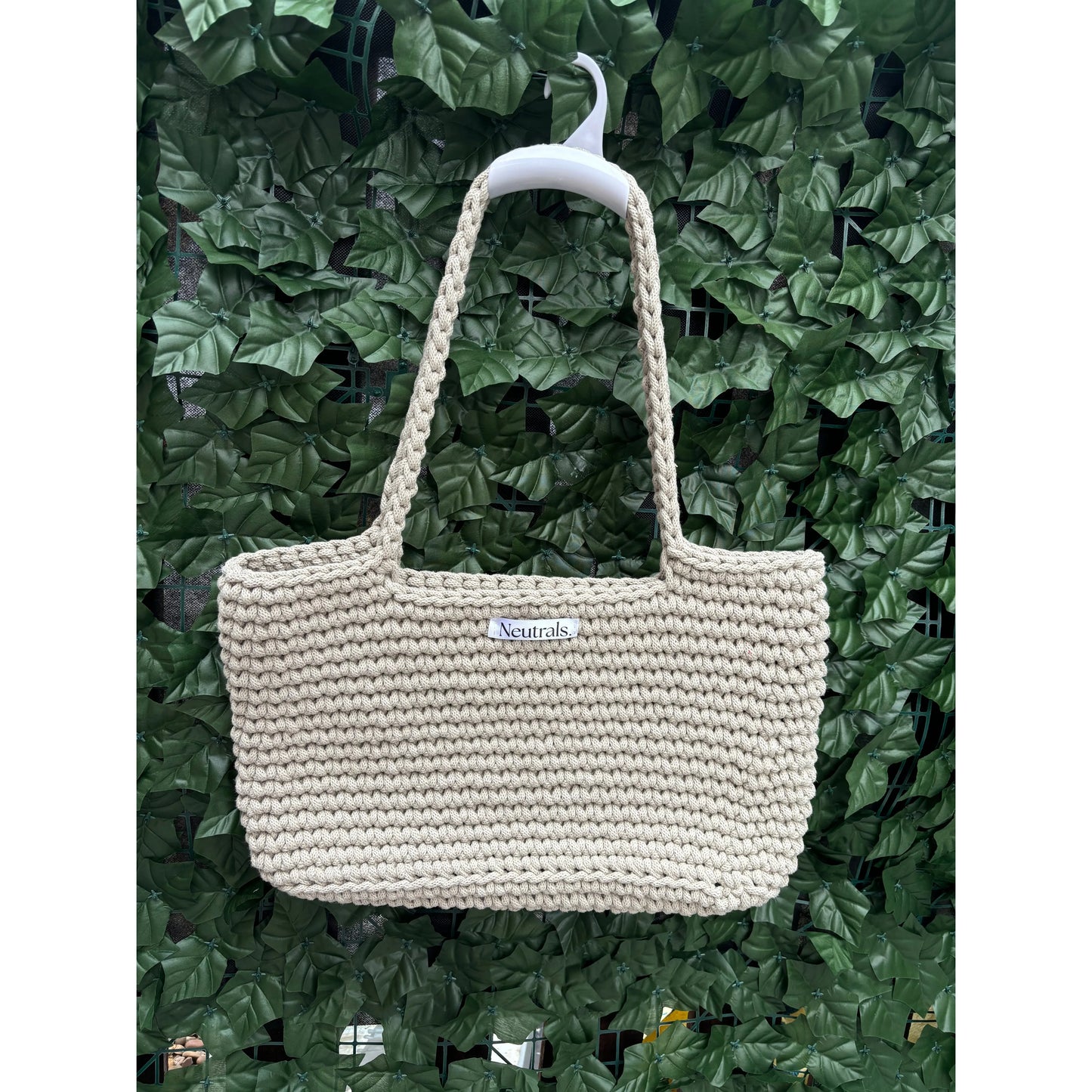 full size of the large crochet beach bag in beige