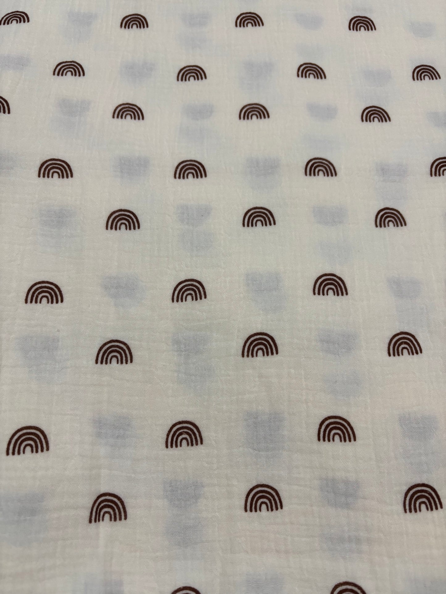 2-Pack Large Neutral Baby Muslin Cloths – Choose Your Colour Combo (Cream, Teddy & Rainbow)