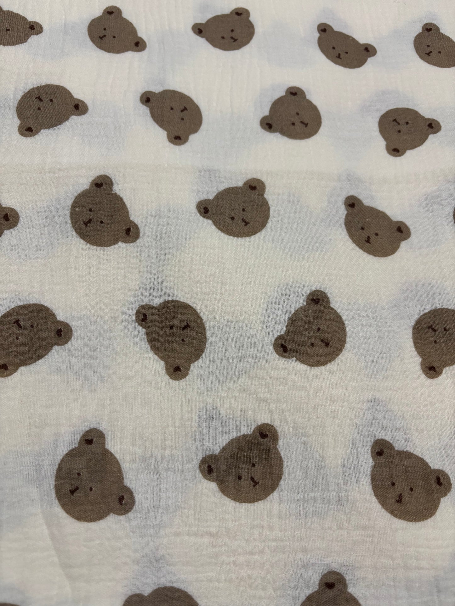 2-Pack Large Neutral Baby Muslin Cloths – Choose Your Colour Combo (Cream, Teddy & Rainbow)